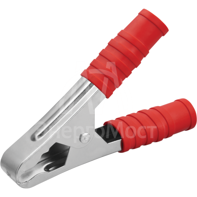 Зажим &amp;quot;крокодил&amp;quot; 100А 80 866 OAC-100A-105-R25 красн. ОНЛАЙТ 80866