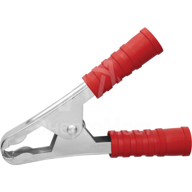 Зажим &amp;quot;крокодил&amp;quot; 100А 80 866 OAC-100A-105-R25 красн. ОНЛАЙТ 80866