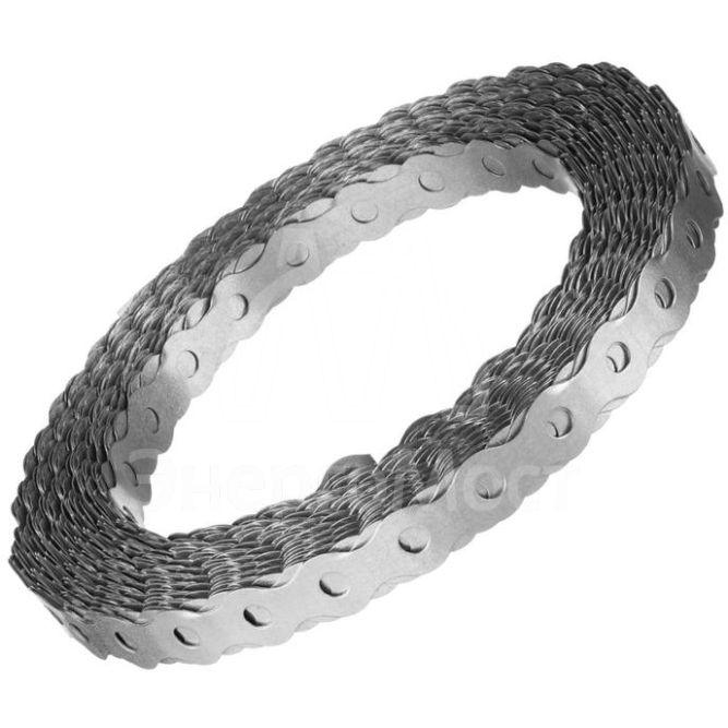 Лента перфорированная волна 12х0.55 цинк 25м Zitar 123883