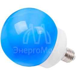 Лампа светодиодная 2Вт 12LED Шар d100 E27 син. Neon-Night 405-133