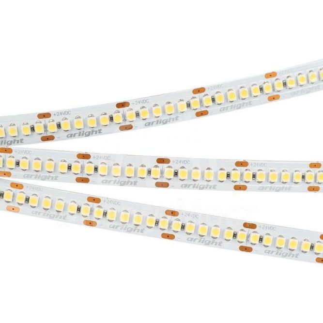 Лента светодиодная RT-A240-10mm 24V Day 4000К 19.2Вт/м IP20 3528 открыт. (уп.5м) Arlight 017431(2)