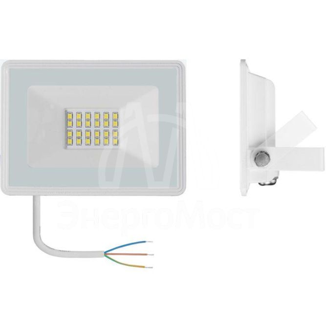 Прожектор светодиодный СДО 06-30 6500К IP65 бел. IEK LPDO601-30-65-K01