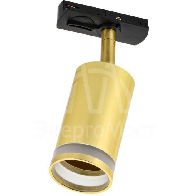 Светильник 4116 декоративный трековый поворотный GU10 золото IEK LT-USB0-4116-GU10-1-K22