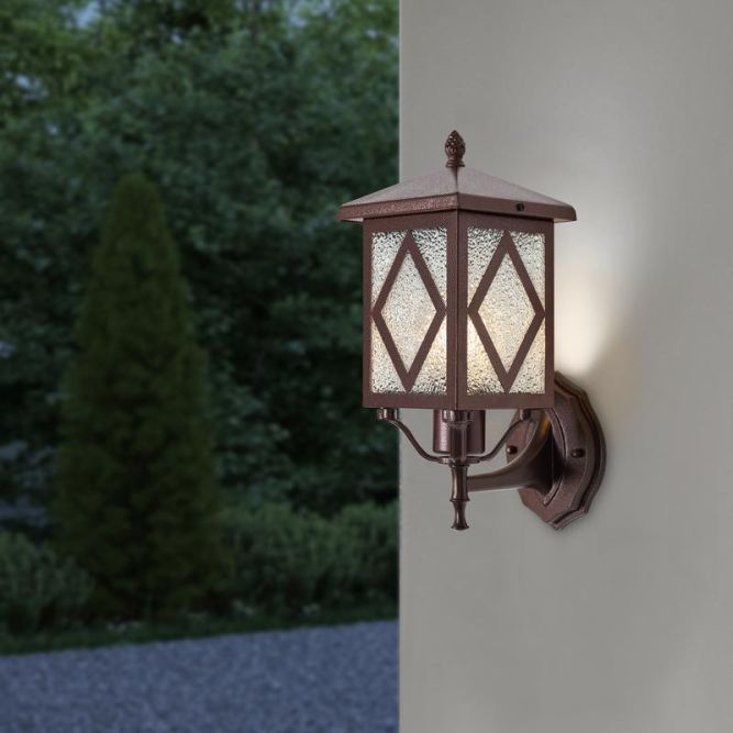 Светильник Heim 1х40Вт E27 IP44 бра настен. Voltega VGL7210WL-01BR