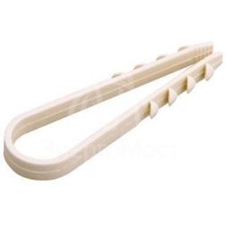 Дюбель-хомут 11-18 для круглого кабеля бел. (уп.100шт) REXANT 07-4502