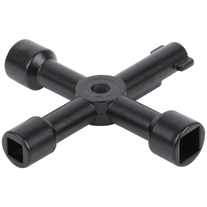 Ключ универсальный для электрошкафов 4-в-1 FIT 60105