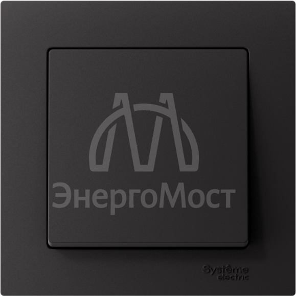 Выключатель 1-кл. СП AtlasDesign 10А IP20 (сх. 1) 10AX в сборе карбон SE ATN001012