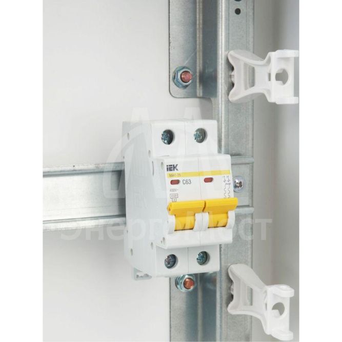 Выключатель автоматический модульный 2п C 63А 4.5кА ВА47-29 IEK MVA20-2-063-C