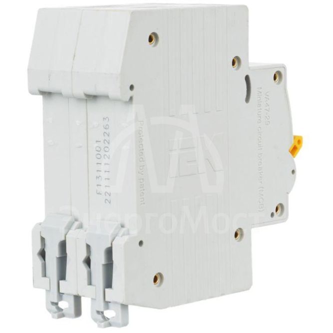 Выключатель автоматический модульный 2п C 63А 4.5кА ВА47-29 IEK MVA20-2-063-C