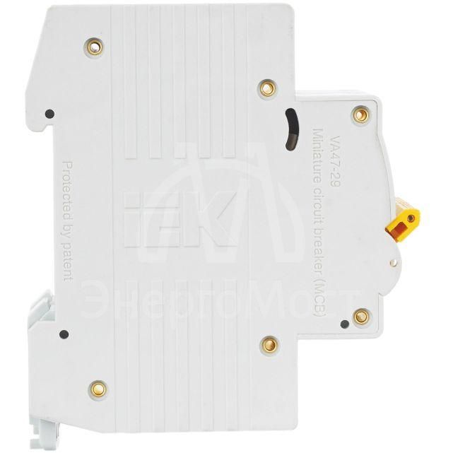 Выключатель автоматический модульный 2п C 63А 4.5кА ВА47-29 IEK MVA20-2-063-C