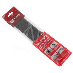 Хомут гибкий многоразовый черн. FlexSTRAP (уп.20шт) PROxima EKF plc-fs-br