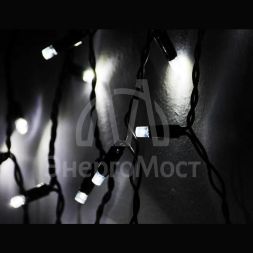 Гирлянда &amp;quot;Бахрома&amp;quot; RB-OIC100LSE-W-T-I4-F 100 бел. светодиодов 2х0.5м 20 нитей 24/56/32/48см соединяемая до 10шт. уличная мерцающая SHLights 4690601050014