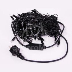 Гирлянда &amp;quot;Бахрома&amp;quot; RB-OIC100LSE-W-T-I4-F 100 бел. светодиодов 2х0.5м 20 нитей 24/56/32/48см соединяемая до 10шт. уличная мерцающая SHLights 4690601050014