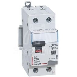 Выключатель автоматический дифференциального тока 2п (1P+N) C 16А 30мА тип A 6кА DX3 2мод. Leg 411050