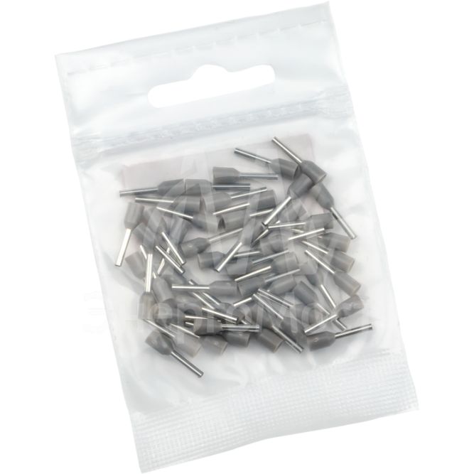 Наконечник штыревой втулочный изол. НШвИ 0.75-8 (уп.50шт) EKF nhvi-0.75-8