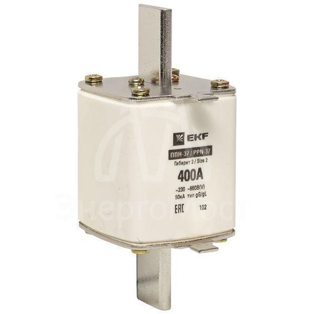Вставка плавкая ППН-37 400/400А габарит 2 EKF fus-37/400