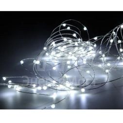 Гирлянда &amp;quot;Нить&amp;quot; LDMS120-CW 120 бел. ярких минисветодиодов 12м с контроллером уличная SHLights 4690601042965