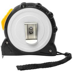 Рулетка Selbstfixierung 10мх25мм магнитный двухсторон. зацеп; двухсторон. шкала; автоматическая фиксация нейлон Kranz KR-12-9024