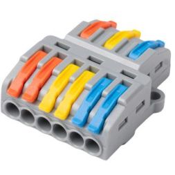 Клемма монтажная СМК PTC-3P 4236 BL/2 450В 32А 0.08-2.5(4.0)кв.мм JazzWay 5073807