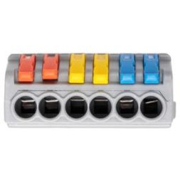 Клемма монтажная СМК PTC-3P 4236 BL/2 450В 32А 0.08-2.5(4.0)кв.мм JazzWay 5073807