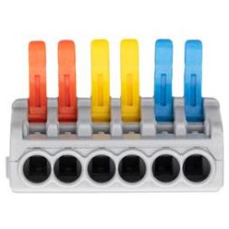 Клемма монтажная СМК PTC-3P 4236 BL/2 450В 32А 0.08-2.5(4.0)кв.мм JazzWay 5073807