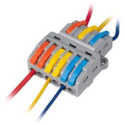 Клемма монтажная СМК PTC-3P 4236 BL/2 450В 32А 0.08-2.5(4.0)кв.мм JazzWay 5073807