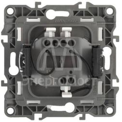 Механизм выключателя 1-кл. СП Эра12 10А IP20 12-1102-01 250В 10AX с подсветкой бел. Эра Б0014633
