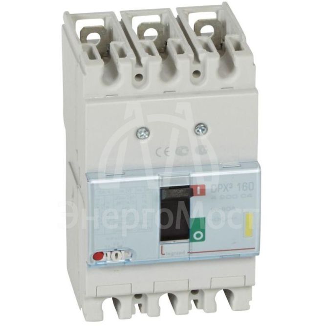 Выключатель автоматический 3п 80А 16кА DPX3 160 термомагнитн. расцеп. Leg 420004