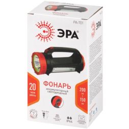 Фонарь светодиодный PA-701 прожекторный аккумуляторный со встроенным светильником Эра Б0069802