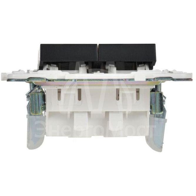 Выключатель 2-кл. SKANDY 10А SK-V09Bl с индикацией черн. IEK SK-V20-1-10-K02