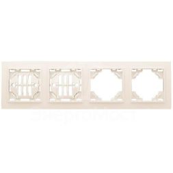 Рамка 4-м Минск горизонтальная беж. EKF ERM-G-304-20