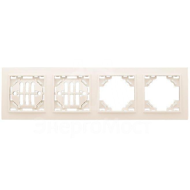 Рамка 4-м Минск горизонтальная беж. EKF ERM-G-304-20