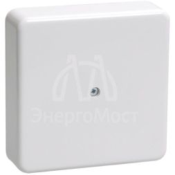Коробка распаячная ОП 100х100х29 IP20 KM41219 (6 клем. 6кв.мм) бел. IEK UKO10-100-100-029-K01