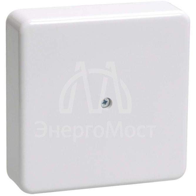 Коробка распаячная ОП 100х100х29 IP20 KM41219 (6 клем. 6кв.мм) бел. IEK UKO10-100-100-029-K01