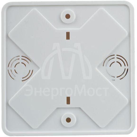 Коробка распаячная ОП 100х100х29 IP20 KM41219 (6 клем. 6кв.мм) бел. IEK UKO10-100-100-029-K01