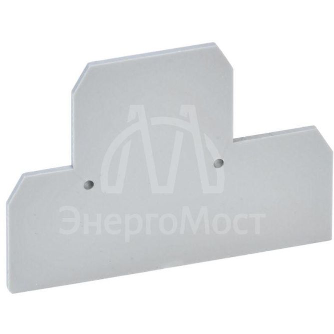 Заглушка для КВИ-4-2L двухуровневой 4кв.мм сер. IEK YZN30D-ZGL-004D-K03