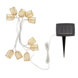 Светильник светодиодный Каскад Ночная Лампада 6м IP65 садовый с выносной солнечн. панелью 1м и аккумулятором 2 режима работы (мигание и постоянное) Lamper 602-240