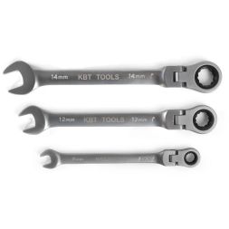 Ключ гаечный трещоточный с шарниром 14 мм КВТ 79196