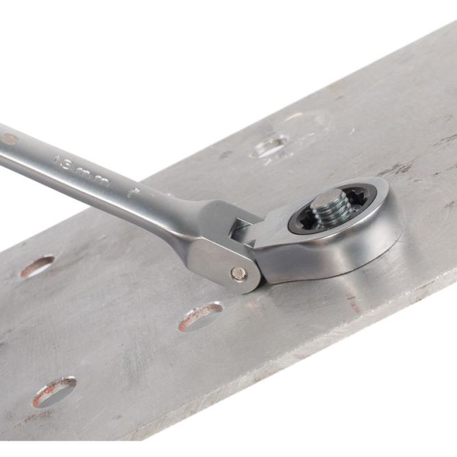 Ключ гаечный трещоточный с шарниром 14 мм КВТ 79196