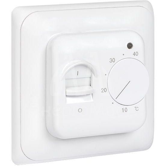 Термостат механический MTT-2 (OTN-1991; RTC 70.26; MST-1; R70XT; MT-26; M5.713) 16А 3.6кВт для теплых полов датчик пола бел. Basic EKF mtt-2