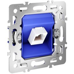 Розетка компьютерная S70 RJ45 кат.6 механизм Voltum VLS0601M