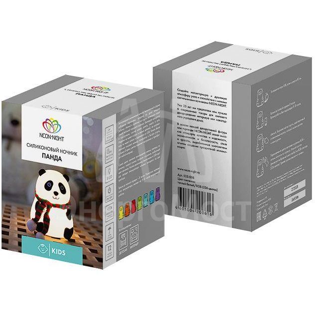 Ночник силиконовый &amp;quot;Панда&amp;quot; Neon-Night 503-008