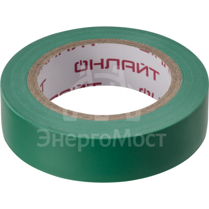 Изолента ПВХ 61 880 OIT-B15-10/G зел. ОНЛАЙТ 61880