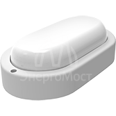 Светильник светодиодный ЖКХ LITE 160х90х46 8Вт 680лм 4000К 200-240В IP65 овал бел. Gauss 161418208