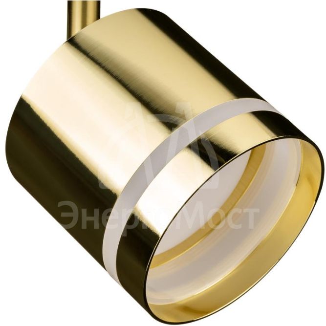 Светильник трековый ARTLINE поворотный 85х85х80мм GX53 230В алюм./пластик. 4кв.м зол. Ritter 59868 2