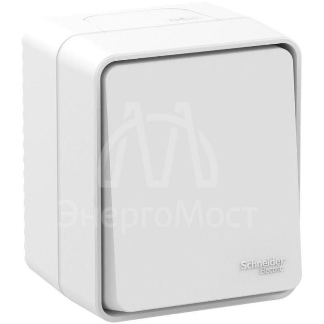 Переключатель 1-кл. ОП AtlasDesign Profi54 10 АХ бел. SchE ATN540161