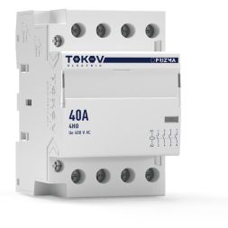 Контактор модульный 54мм 40А 230В АС 4НО PRIZMA TOKOV ELECTRIC TKE-PZ-MC-3-40-230-40