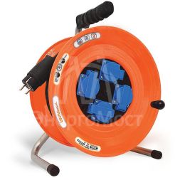 Удлинитель силовой на катушке 4х40м с заземл. 16А IP44 ВЕМ-259 термо КГ 3х1.5 с защ. крышкой UNIVersal 9632973