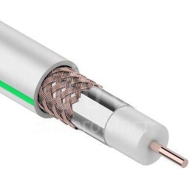 Кабель коаксиальный SAT 703B 75Ом CCS/Al/Al 75% бел. (уп.50м) PROCONNECT 01-2431-2-50