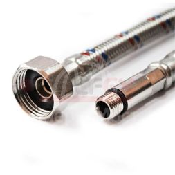 Подводка гибкая М10х18-1/2дюйм 100см для смесителей (компл. 2шт) VALFEX S/S M10х18-F1/2&amp;quot; 100 сm